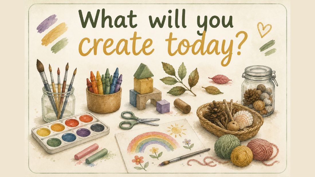 Reflection card: What will you create today?
