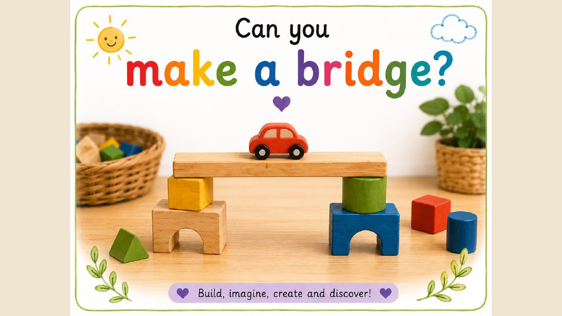 Construction card: Can you make a bridge?