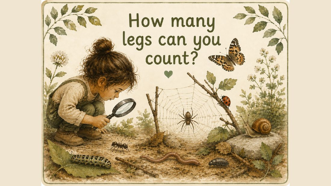 Bugs & Minibeasts card: How many legs can you count?
